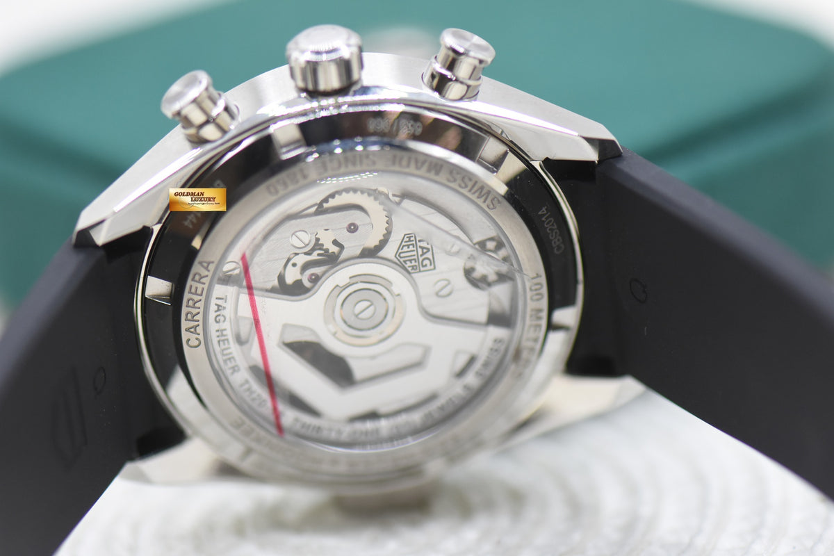 TAG HEUER CARRERA CHRONOGRAPH SEAFARER X HODINKEE STEEL LIMITED EDITION OF 968 (MINT)