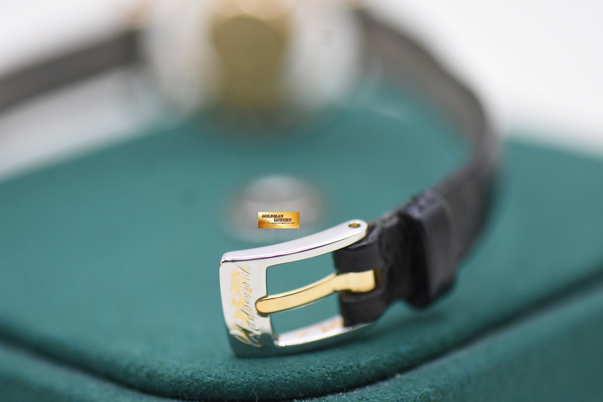 CHOPARD HAPPY DIAMOND LADIES 5 DIAMONDS 22mm YELLOW GOLD QUARTZ 4112 (MINT)