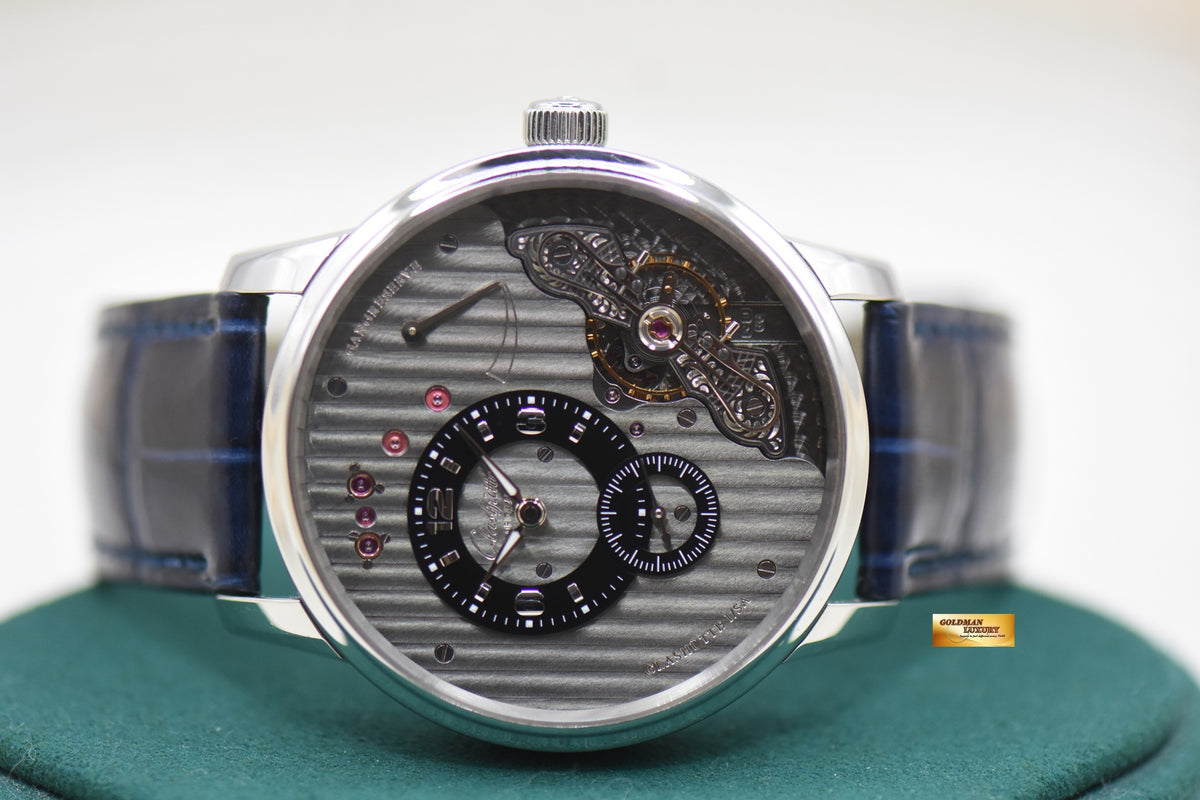 GLASHUTTE ORIGINAL GANGRESERVE PANOINVERSE XL 42mm STEEL MANUAL WINDING 1-66-06-04-22-05 (MINT)