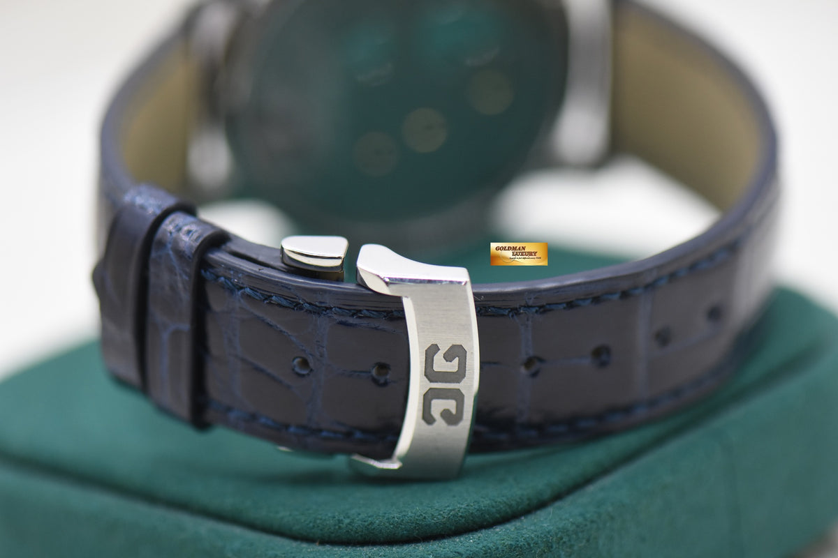 GLASHUTTE ORIGINAL GANGRESERVE PANOINVERSE XL 42mm STEEL MANUAL WINDING 1-66-06-04-22-05 (MINT)