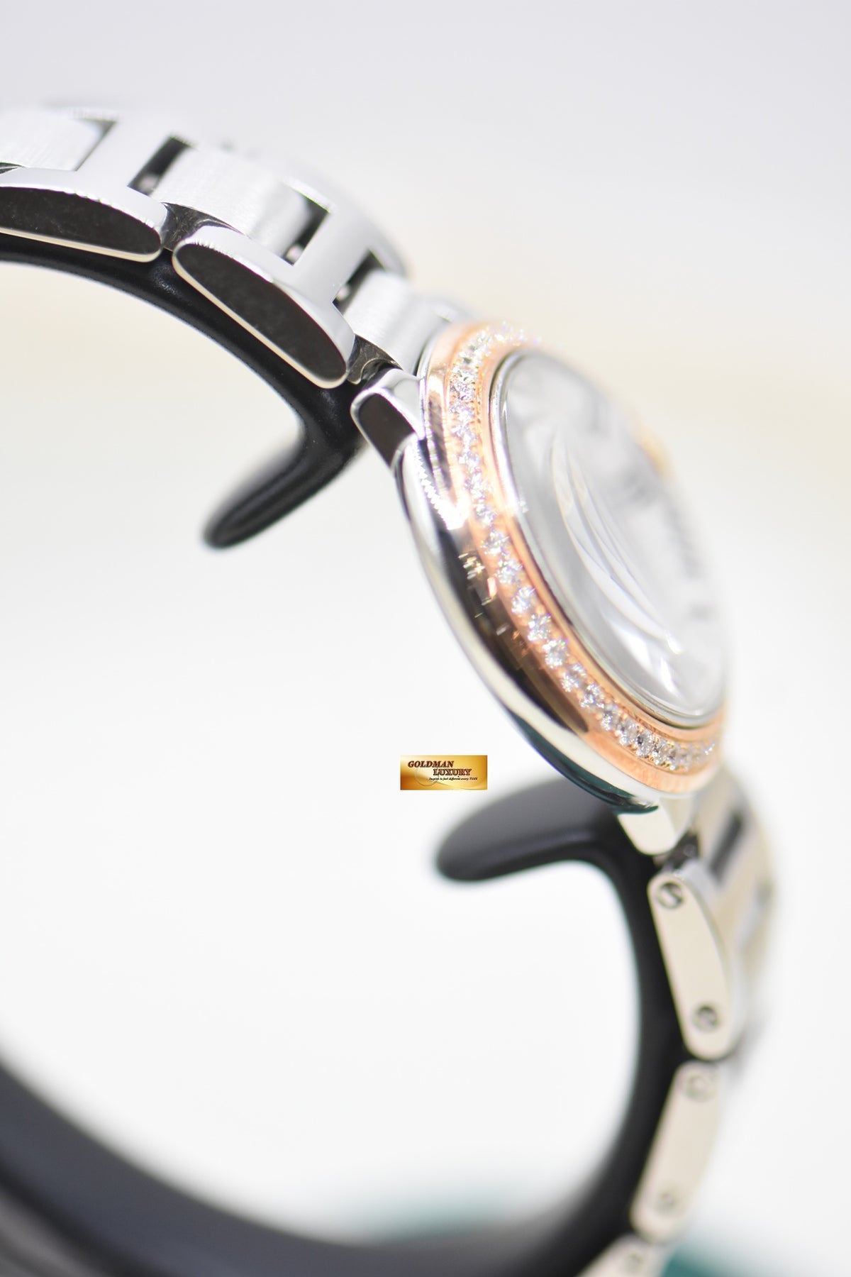 CARTIER BALLON BLEU 28mm STEEL BRACELET DIAMOND BEZEL QUARTZ WE902079 (MINT)