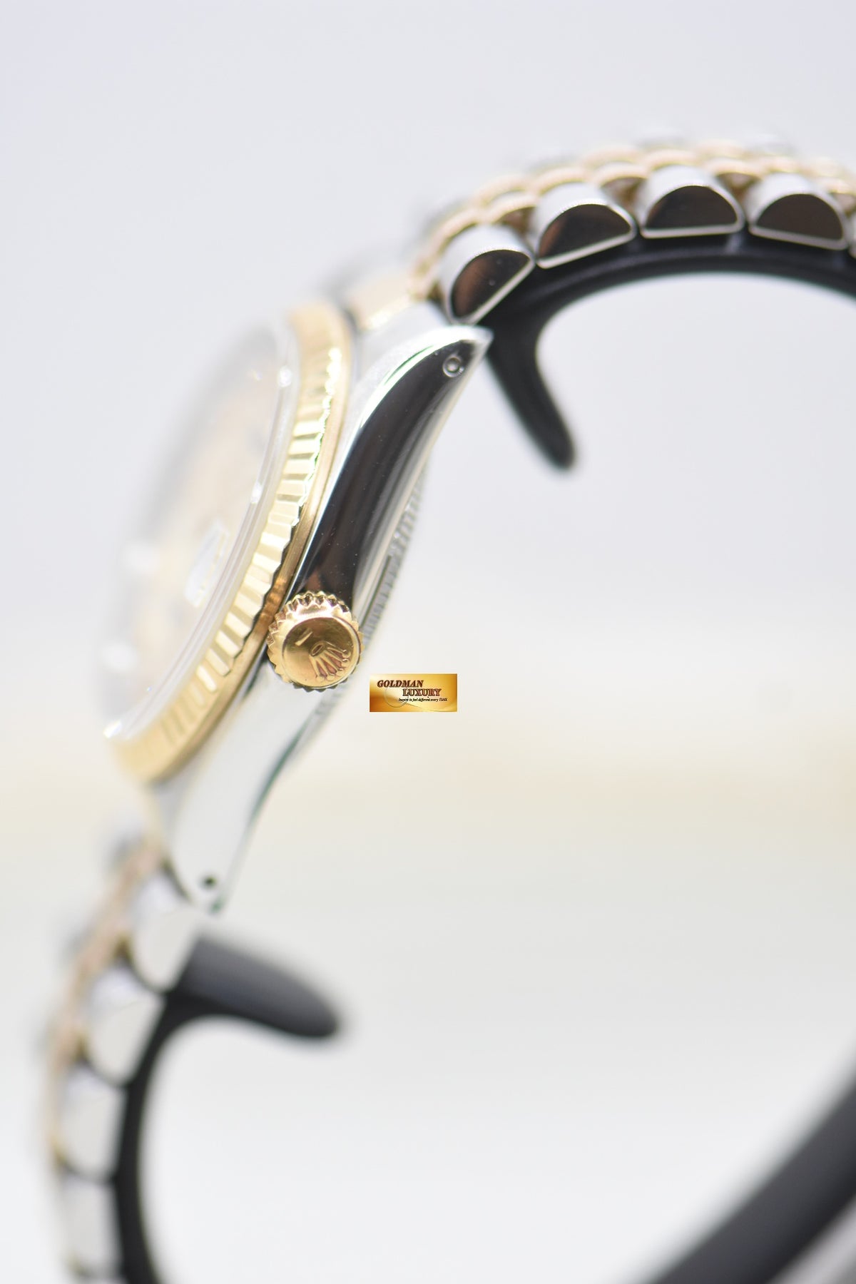 ROLEX OYSTER DATEJUST 31mm HALF-GOLD IN JUBILEE BRACELET COMPUTER DIAMOND DIAL 68273 (MINT)