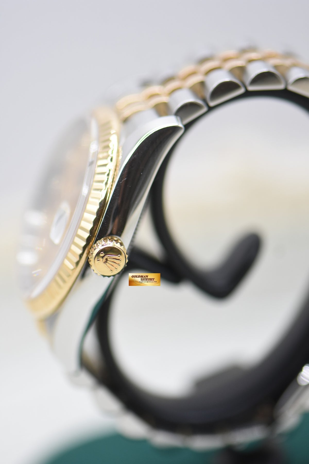 ROLEX OYSTER DATEJUST 36mm HALF-GOLD IN JUBILEE BRACELET GOLD DIAMOND DIAL 116233 (MINT)