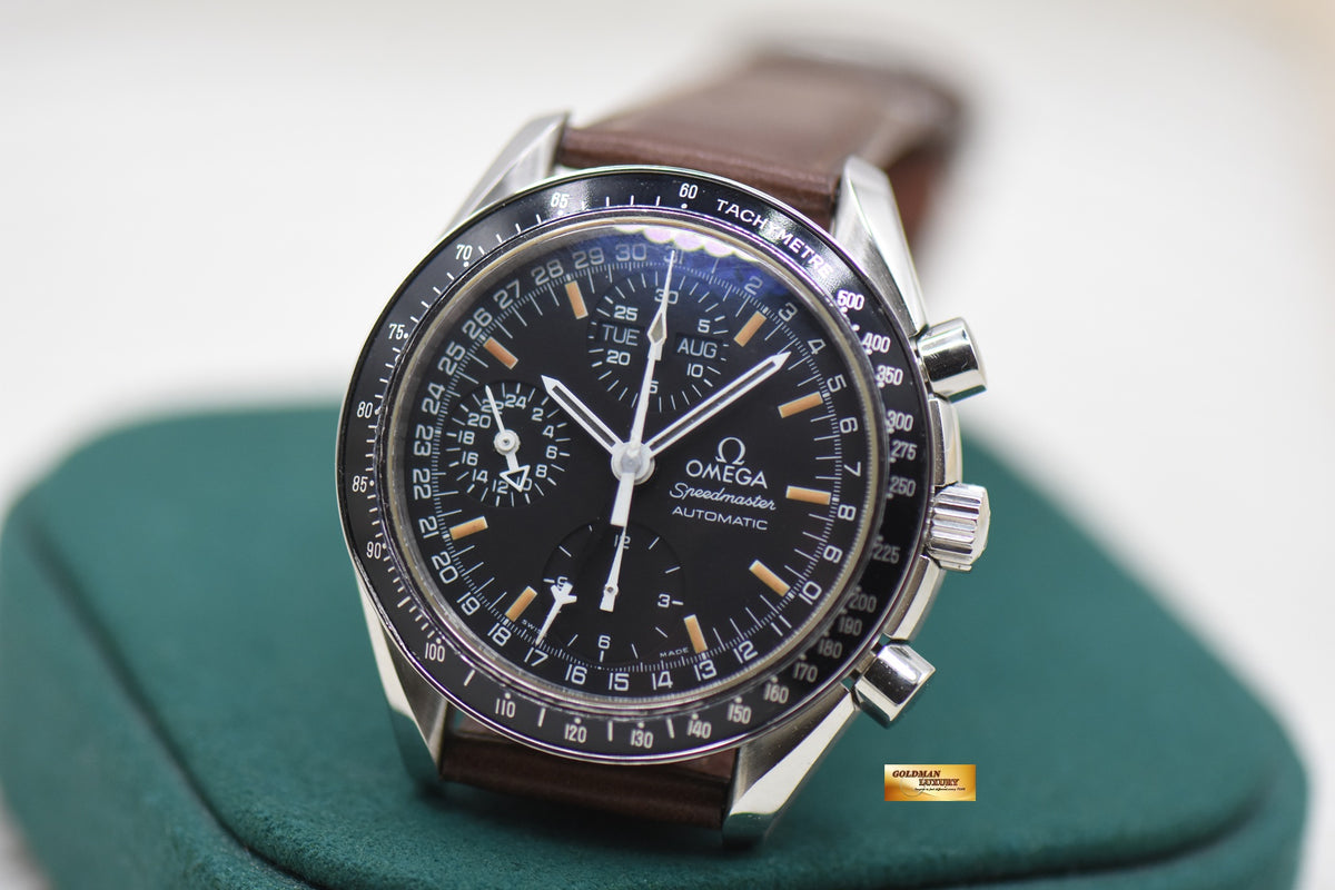 OMEGA SPEEDMASTER CHRONOGRAPH TRIPLE CALENDAR 39mm STEEL AUTOMATIC 3820.50.26 (MINT) (COSMOS STYLE)