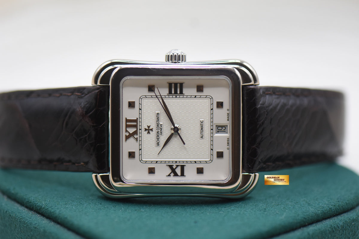 VACHERON CONSTANTIN LES HISTORIQUE “TOLEDO 1951” WHITE GOLD AUTOMATIC 42100/000G (MINT)
