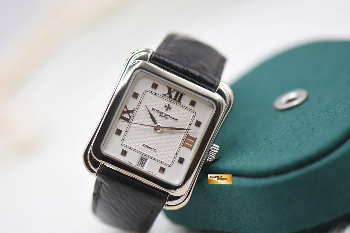 VACHERON CONSTANTIN LES HISTORIQUE “TOLEDO 1951” WHITE GOLD AUTOMATIC 42100/000G (MINT)