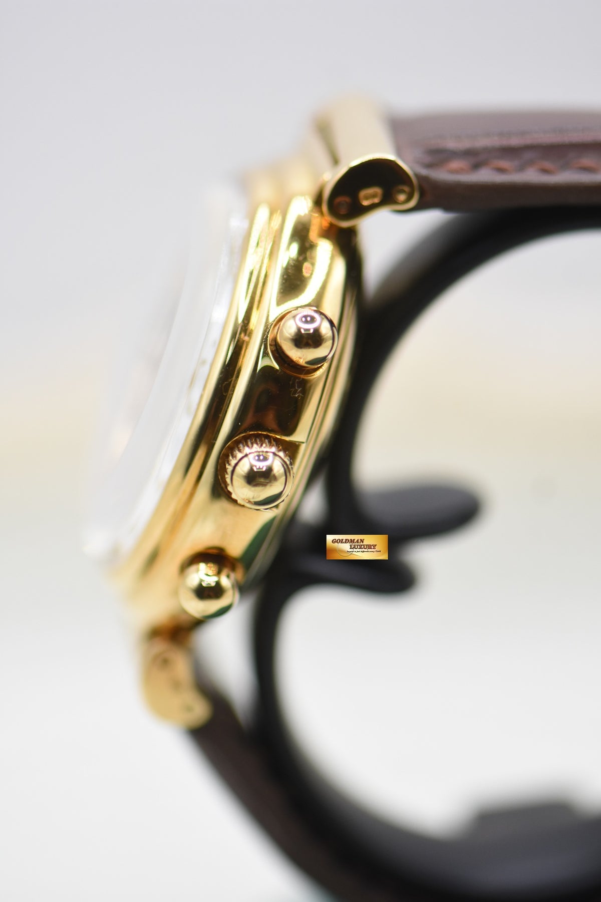IWC DA VINCI PERPETUAL CALENDAR CHRONOGRAPH 39mm YELLOW GOLD WHITE DIAL AUTOMATIC IW3750-03 (MINT)