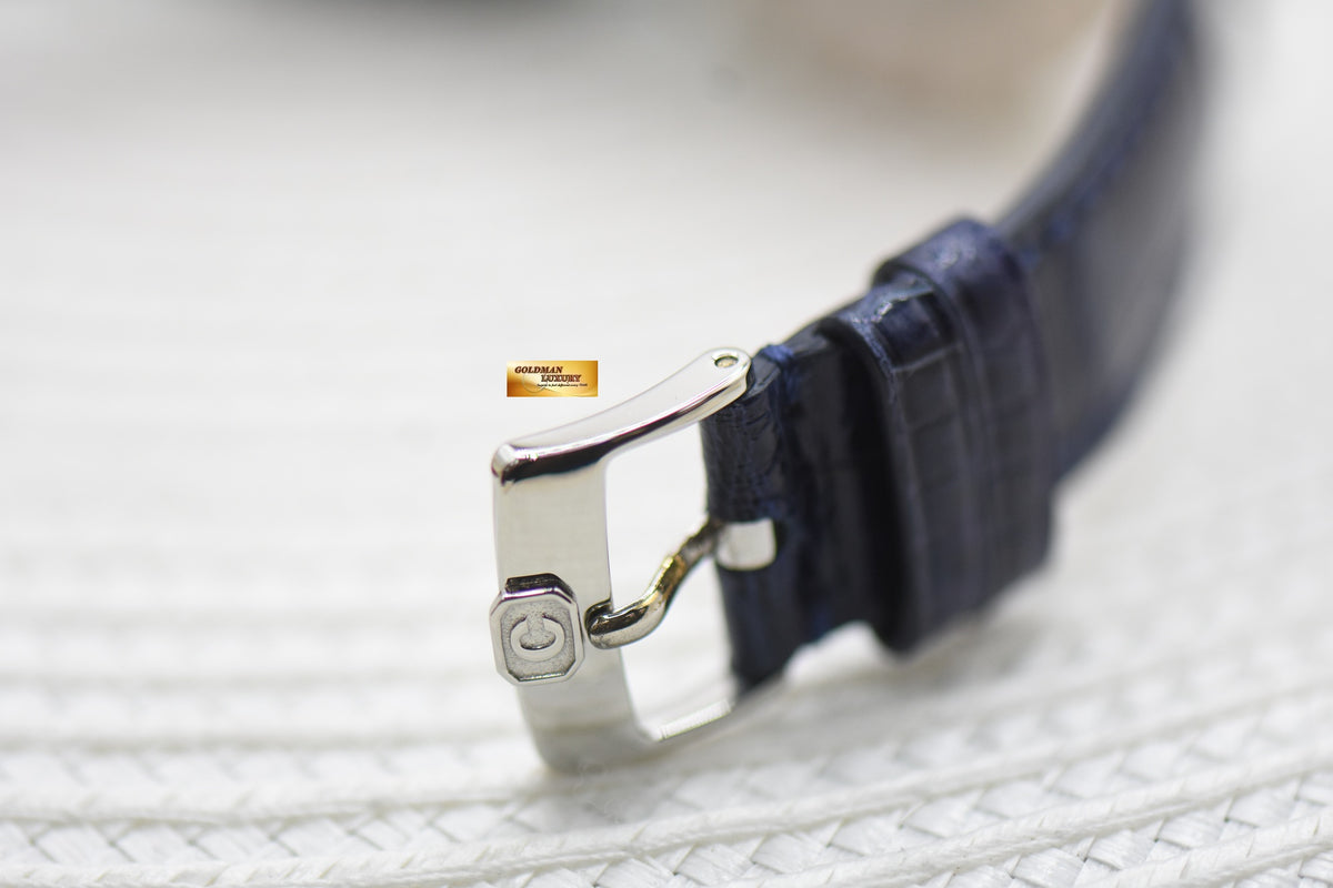 CHOPARD IMPERIALE CHRONOGRAPH WHITE GOLD CUSTOM DIAMOND IN LEATHER STRAP QUARTZ (MINT)