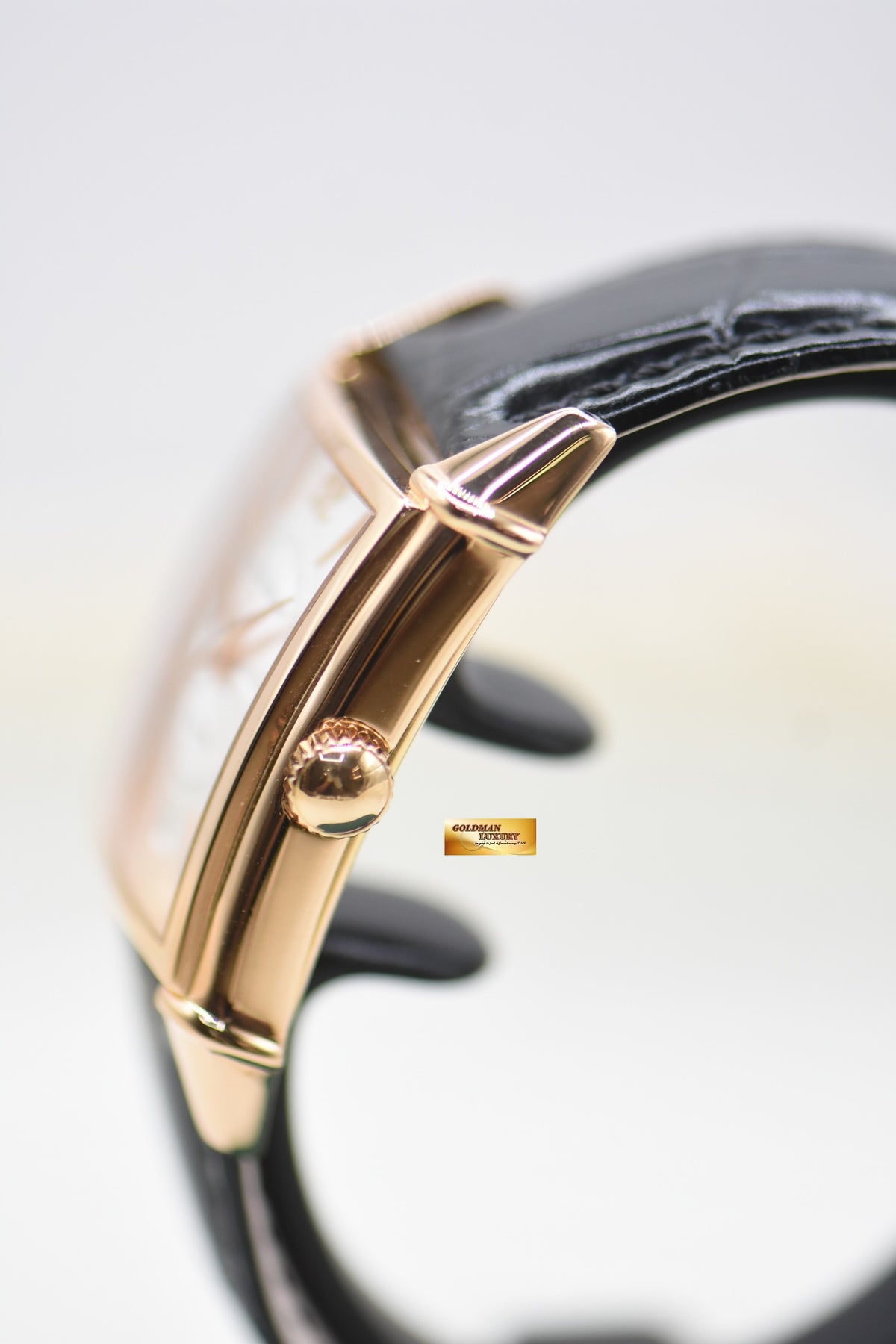 GIRARD PERREGAUX VINTAGE 1945 ROSE GOLD SILVERED DIAL AUTOMATIC 2596 (MINT)