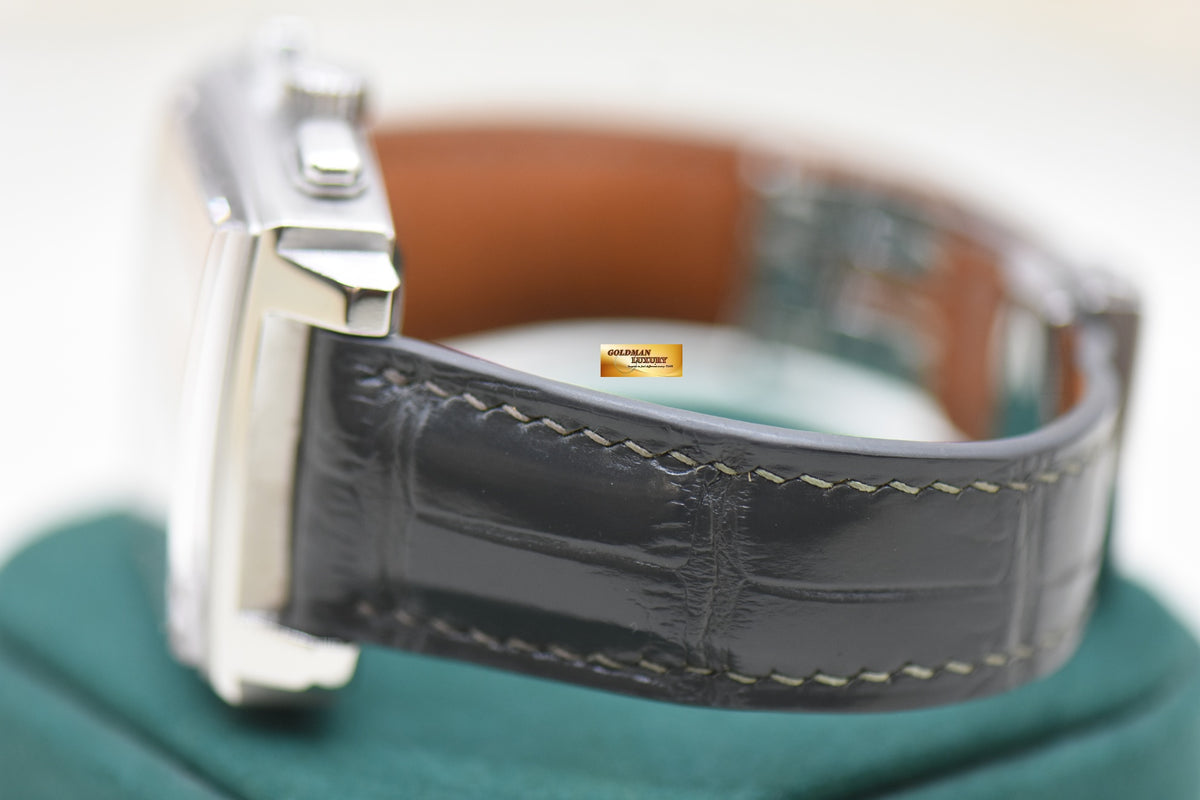 TAG HEUER MONACO VINTAGE GULF “STEVE MCQUEEN” CHRONOGRAPH STEEL IN LEATHER STRAP LIMITED EDITION OF 2500PCS AUTOMATIC CAW2113 (MINT)