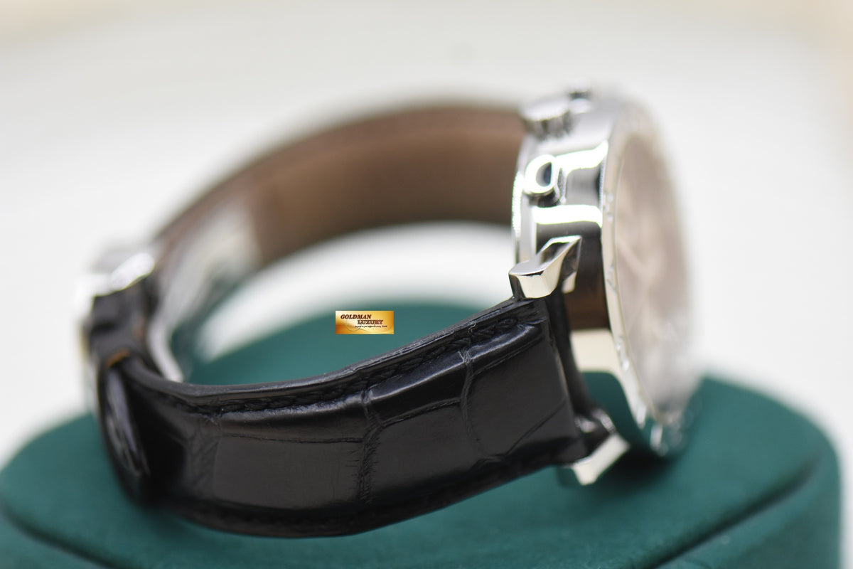 BVLGARI BVLGARI 38mm CHRONOGRAPH STEEL IN LEATHER BLACK AUTOMATIC BB38SLCH (MINT)