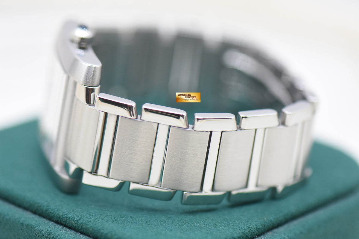 CARTIER TANK FRANCAISE LARGE STEEL IN BRACELET AUTOMATIC W51002Q3 (MINT)