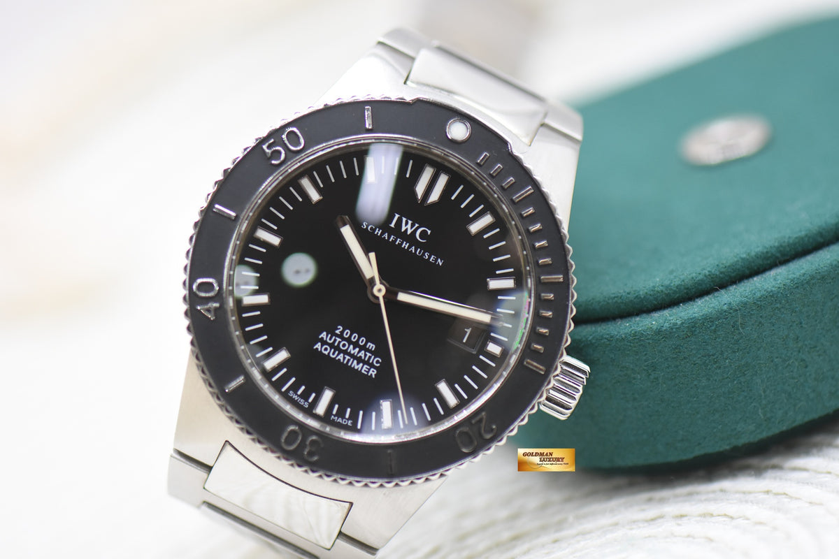 IWC GST AQUATIMER 2000 DIVER STEEL IN BRACELET 42mm AUTOMATIC IW353602 (MINT)