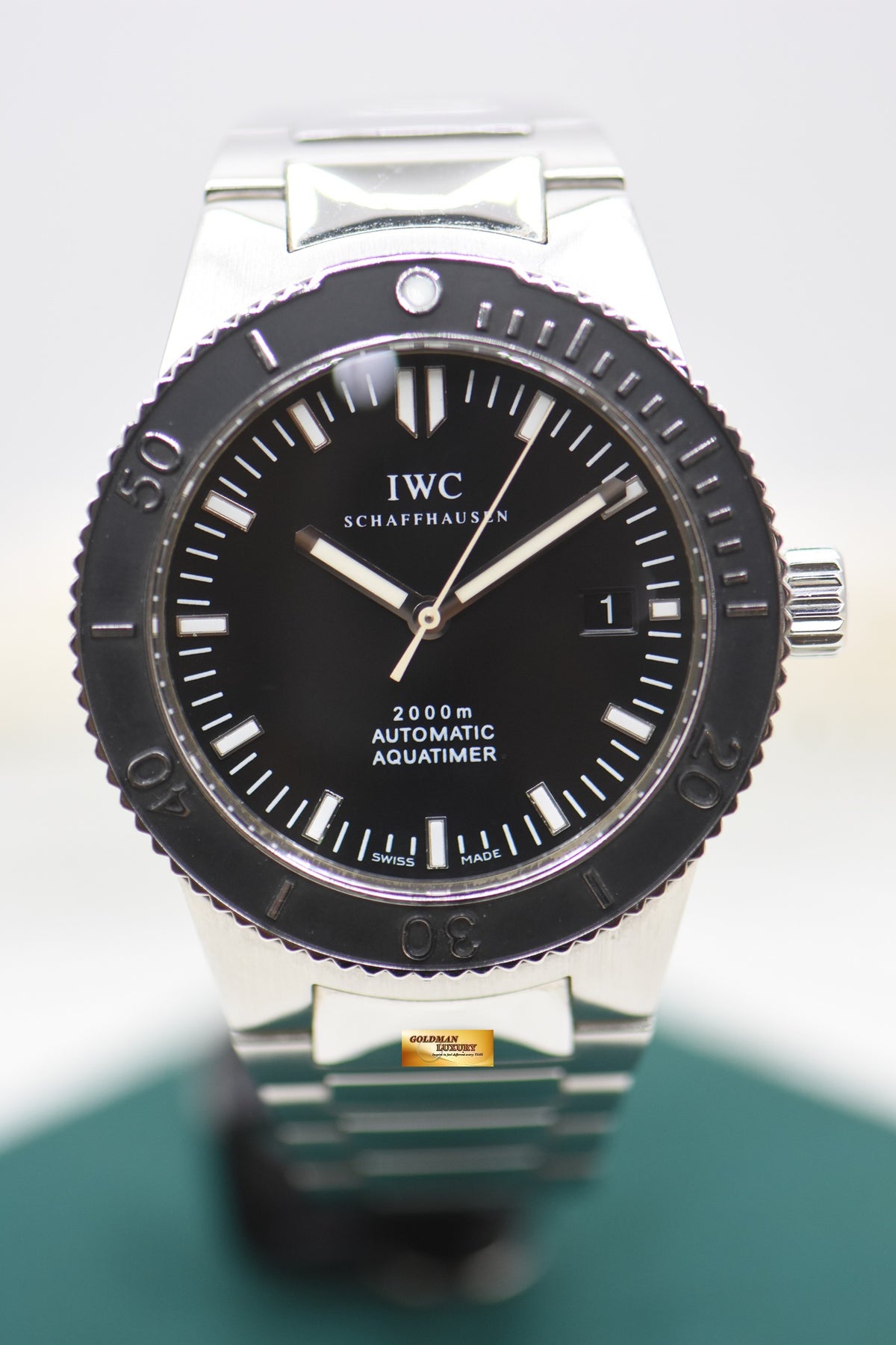 IWC GST AQUATIMER 2000 DIVER STEEL IN BRACELET 42mm AUTOMATIC IW353602 (MINT)
