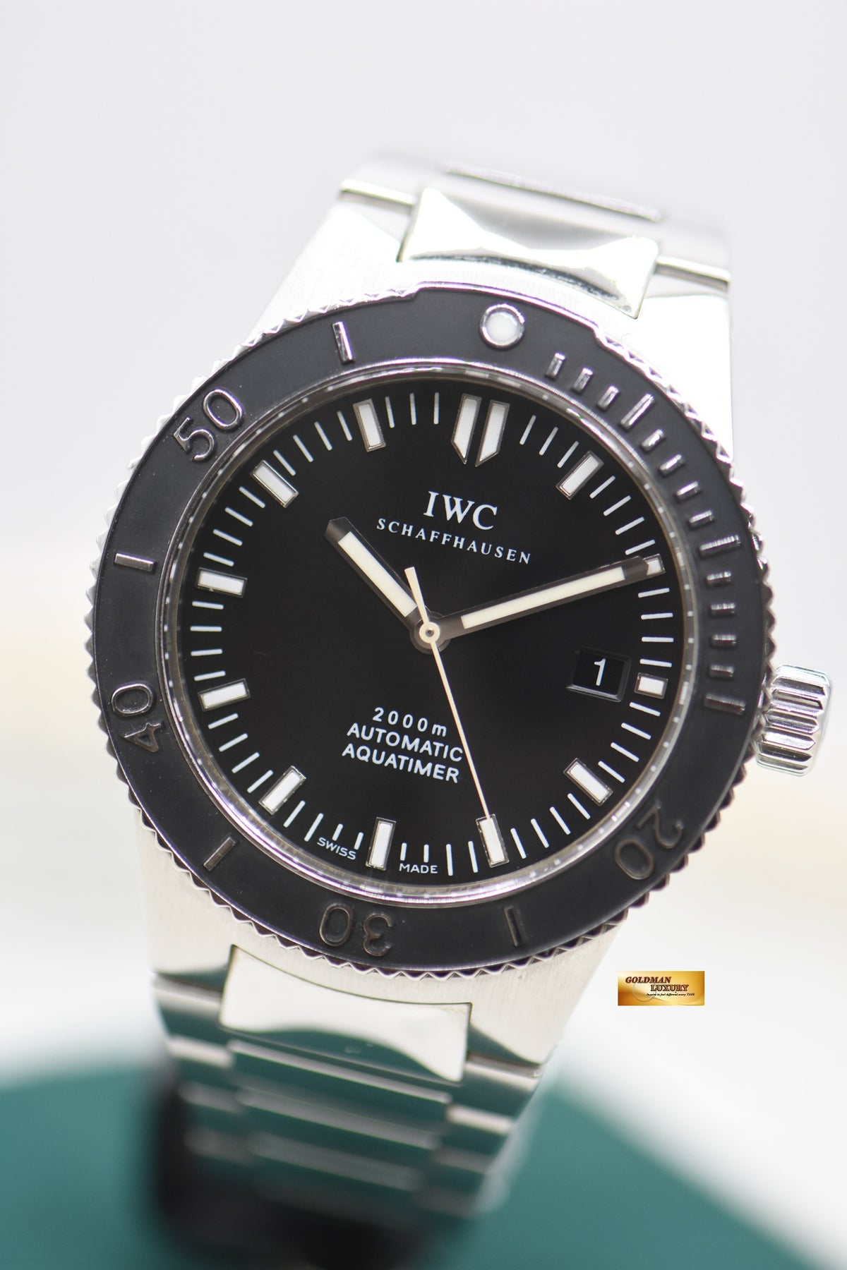 IWC GST AQUATIMER 2000 DIVER STEEL IN BRACELET 42mm AUTOMATIC IW353602 (MINT)