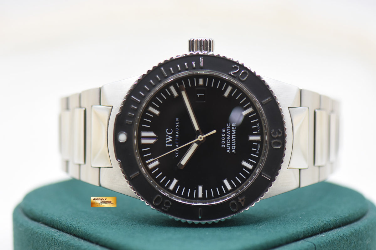 IWC GST AQUATIMER 2000 DIVER STEEL IN BRACELET 42mm AUTOMATIC IW353602 (MINT)