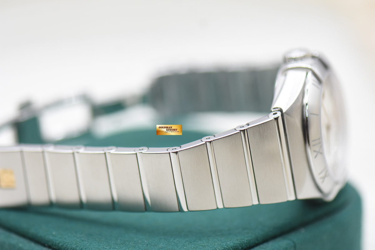OMEGA CONSTELLATION 31mm STEEL MOP DIAMOND DIAL AUTOMATIC 123.10.31.20.55.001 (MINT)