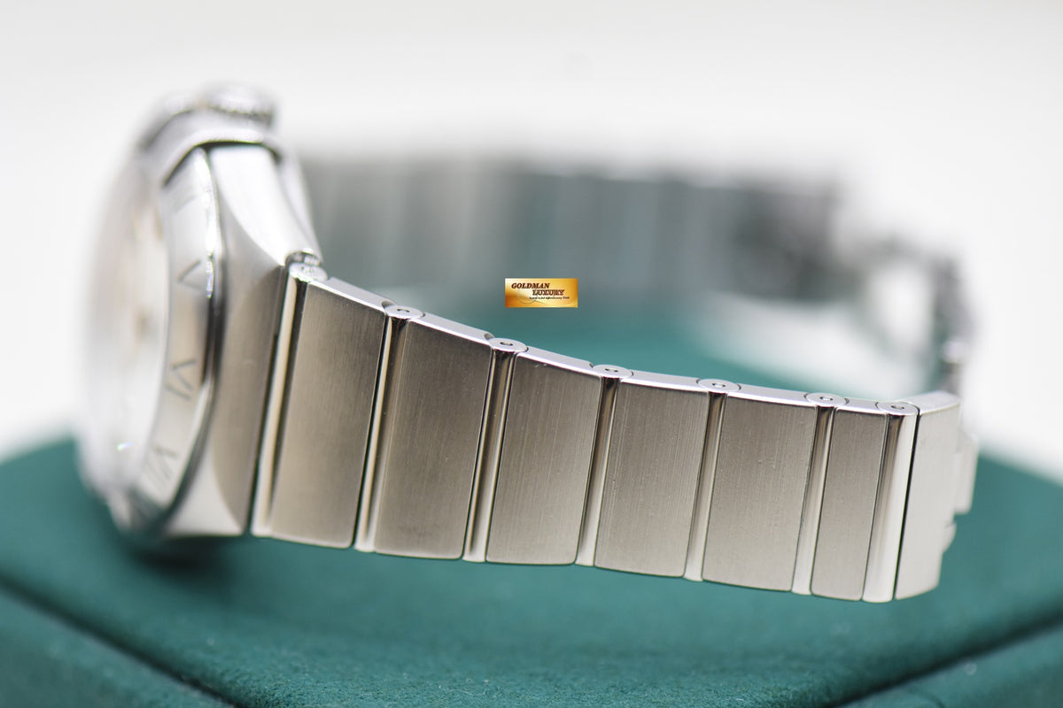 OMEGA CONSTELLATION 31mm STEEL MOP DIAMOND DIAL AUTOMATIC 123.10.31.20.55.001 (MINT)