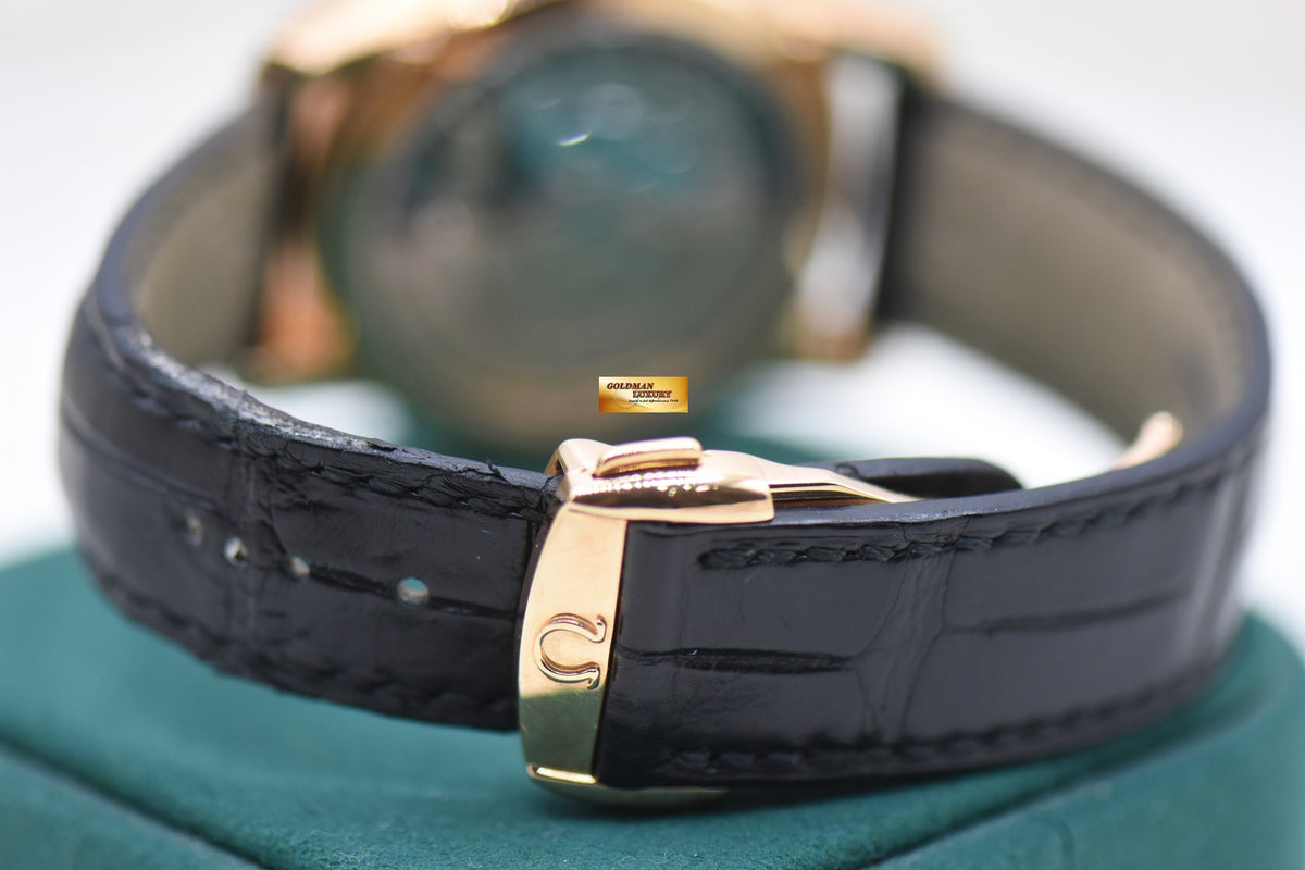 OMEGA DE VILLE CO-AXIAL 41mm RED GOLD IN LEATHER STRAP 431.53.41.21.02.001 (MINT)