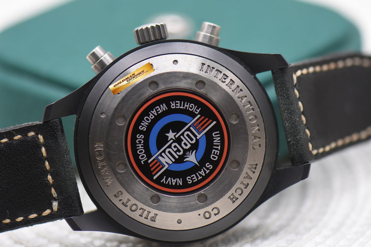 IWC PILOT DAY-DATE CHRONOGRAPH TOP GUN 44mm CERAMIC AUTOMATIC IW378901 (NEAR MINT)
