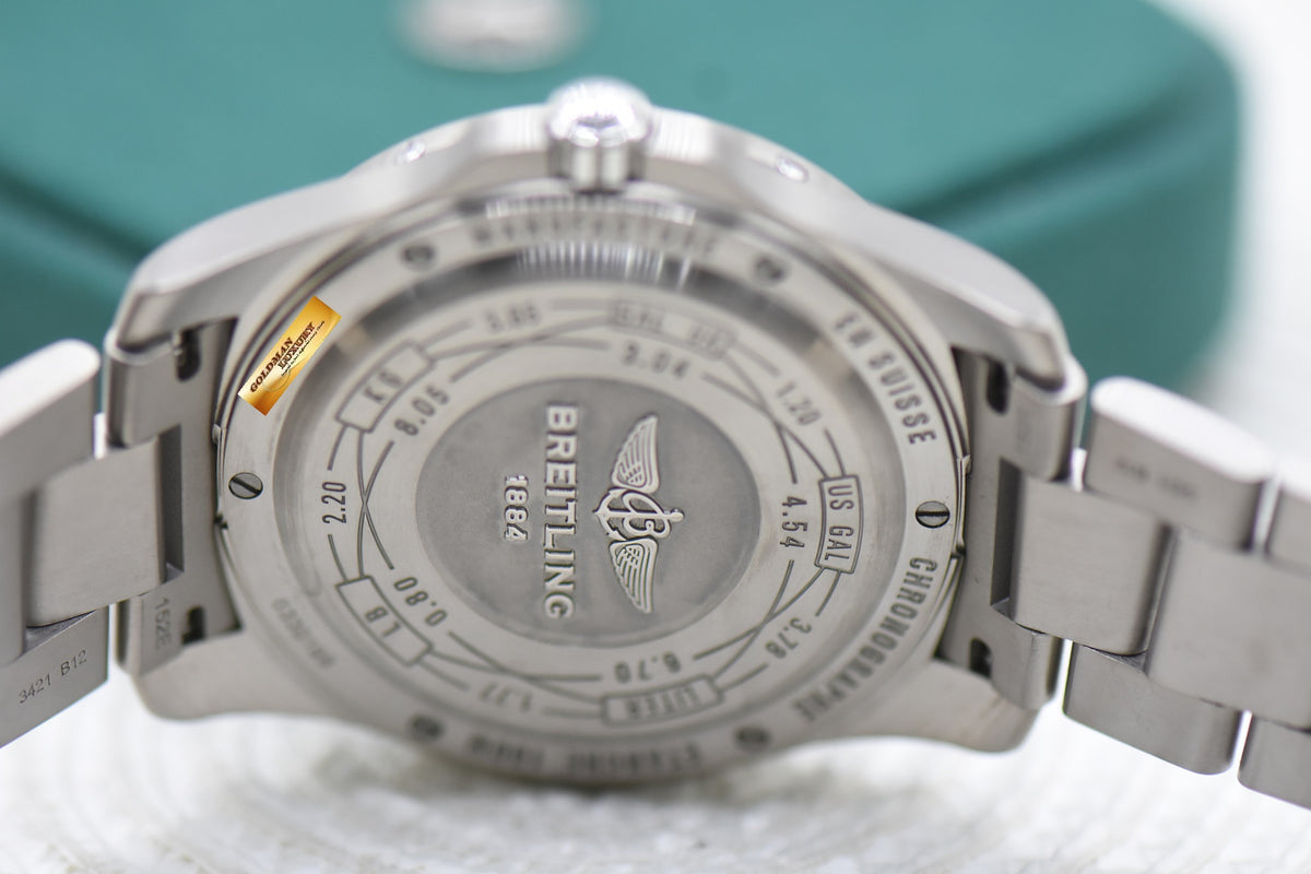 BREITLING AEROSPACE EVO 43mm TITANIUM SUPERQUARTZ  E79363 (MINT)