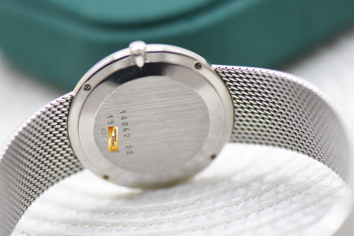JLC VINTAGE LADIES COCKTAIL WHITE GOLD AND DIAMONDS MANUAL WINDING 14062 (MINT)
