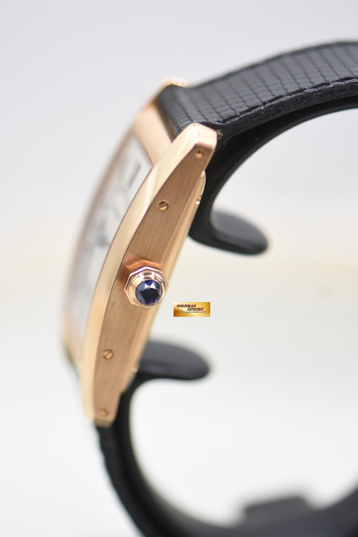 CARTIER TANK AMERICAINE MIDSIZE 18K ROSE GOLD AUTOMATIC W2620030 (MINT)
