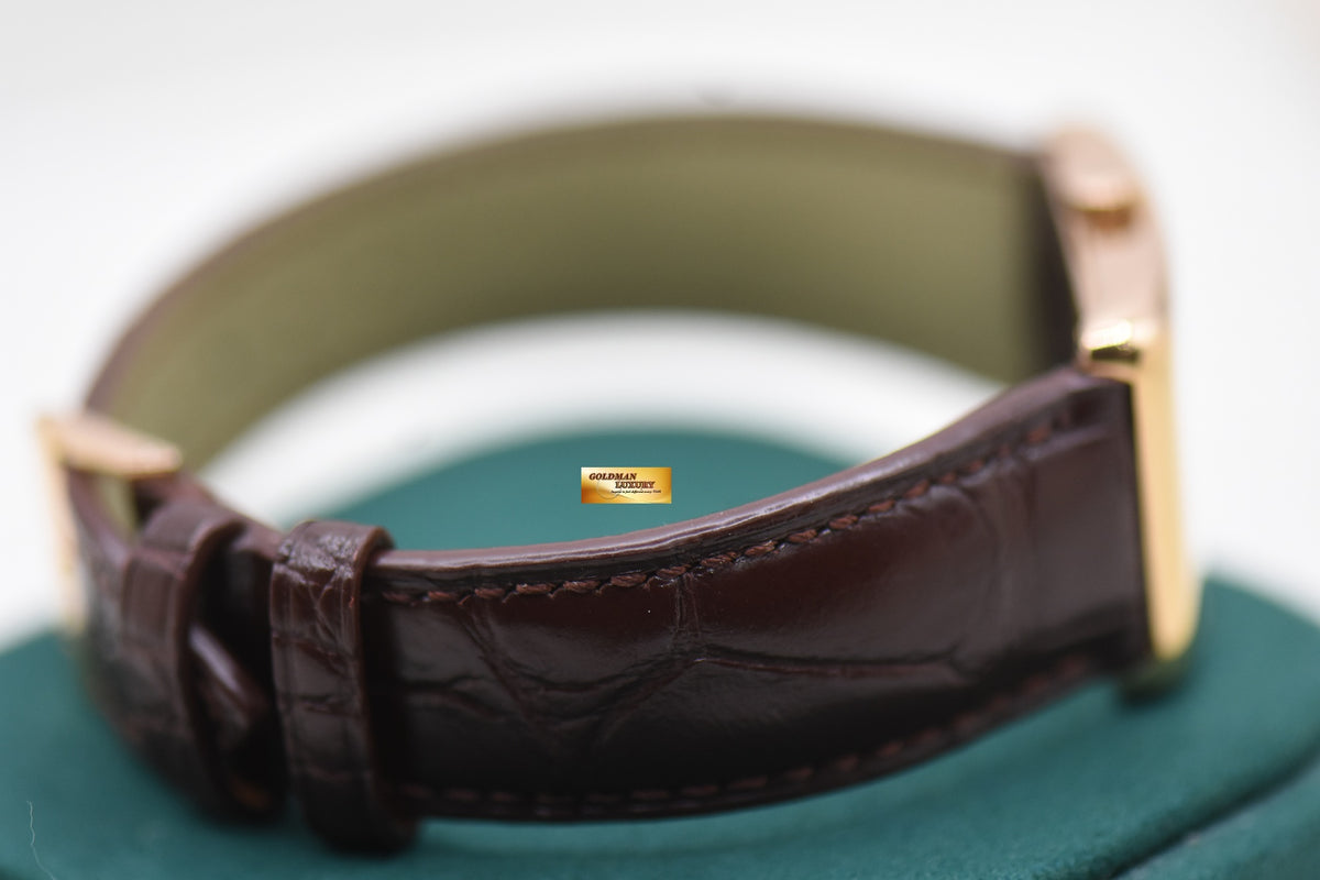 PIAGET PROTOCOLE ROSE GOLD IN LEATHER STRAP MANUAL WINDING 9952 (MINT)
