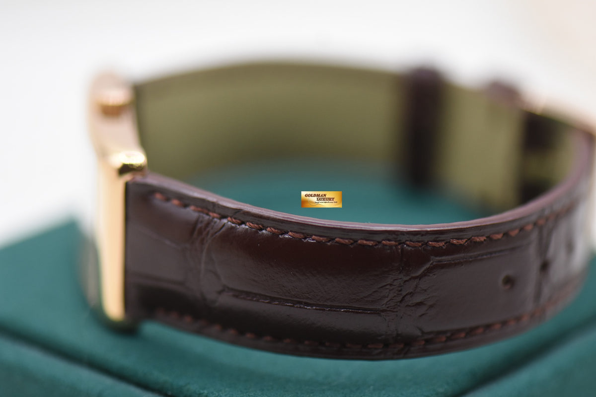 PIAGET PROTOCOLE ROSE GOLD IN LEATHER STRAP MANUAL WINDING 9952 (MINT)