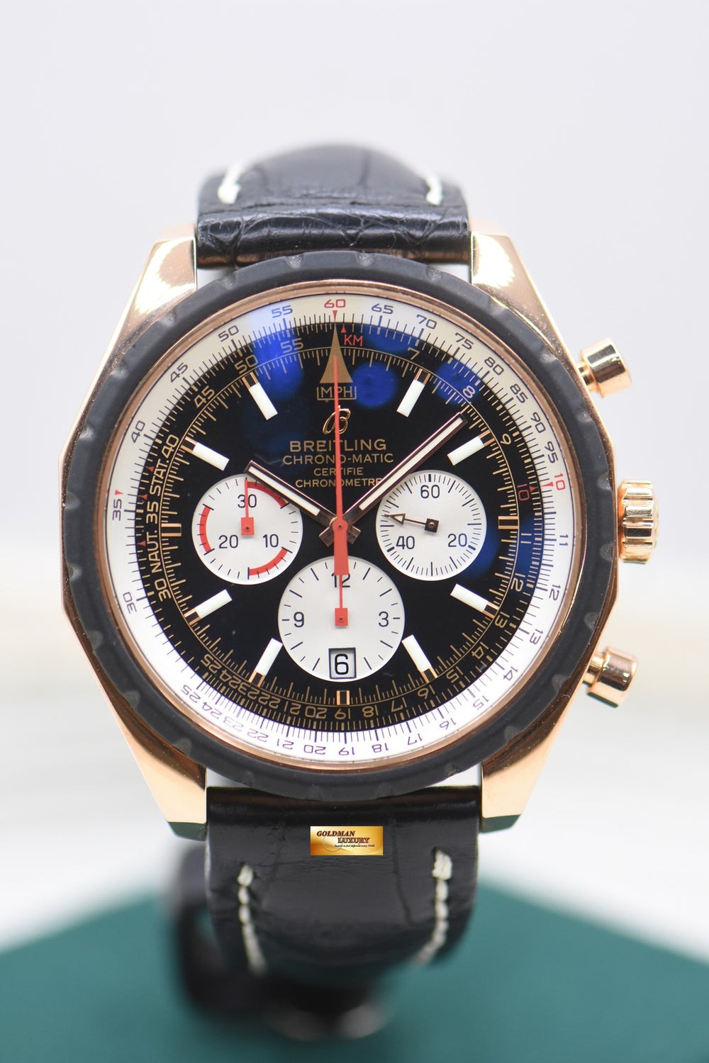 BREITLING CHRONO-MATIC 49mm ROSE GOLD AUTOMATIC R14360 (MINT)