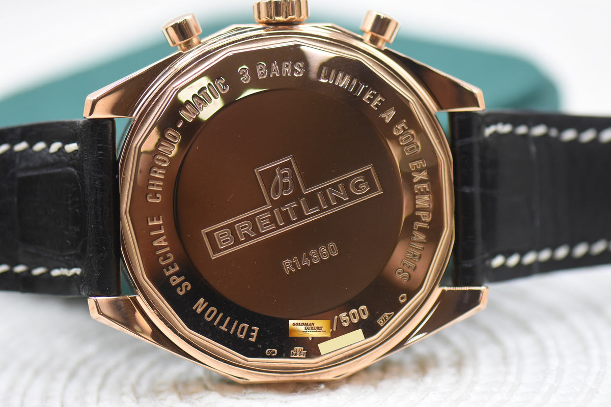 BREITLING CHRONO-MATIC 49mm ROSE GOLD AUTOMATIC R14360 (MINT)