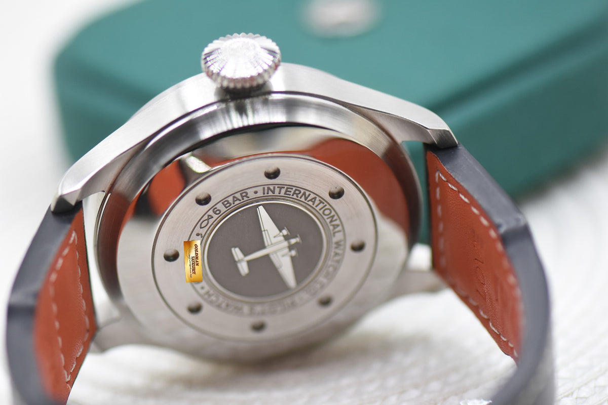 IWC BIG PILOT 46mm 7 DAYS POWER RESERVE STEEL IN LEATHER AUTOMATIC IW5009-12 (LNIB)