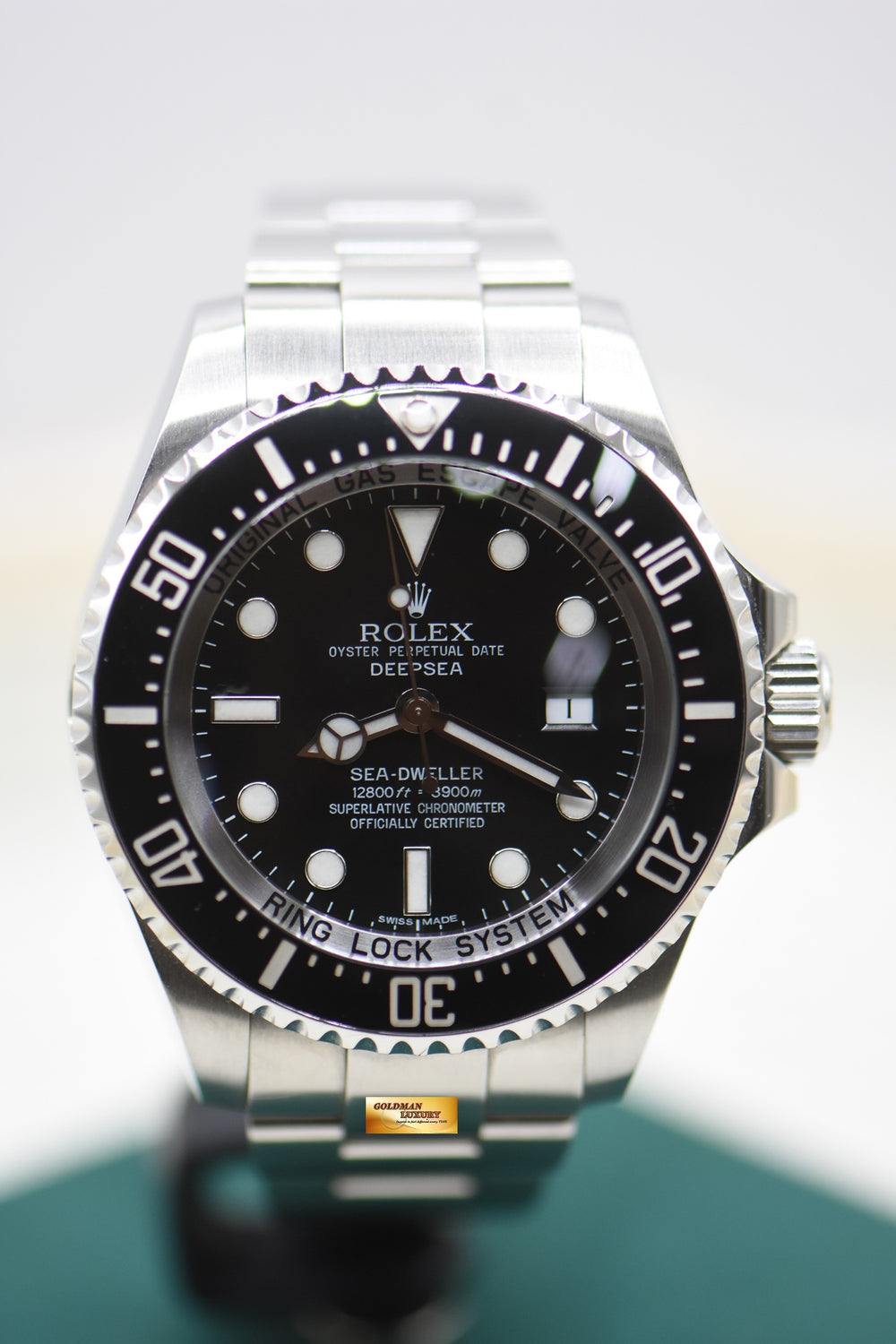 ROLEX OYSTER DEEPSEA 44mm MARK II STEEL IN BRACELET BLACK DIAL 116660 (MINT)