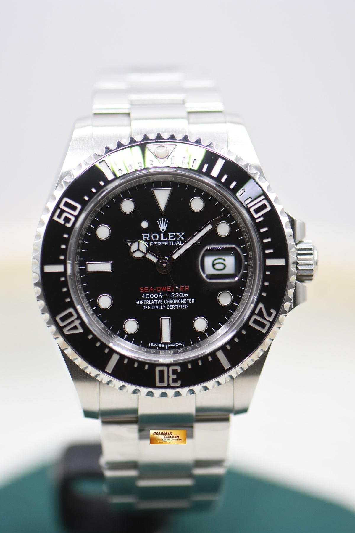 ROLEX OYSTER PERPETUAL RED SEA-DWELLER 43mm MARK I DIAL STEEL IN BRACELET 126600 (MINT)