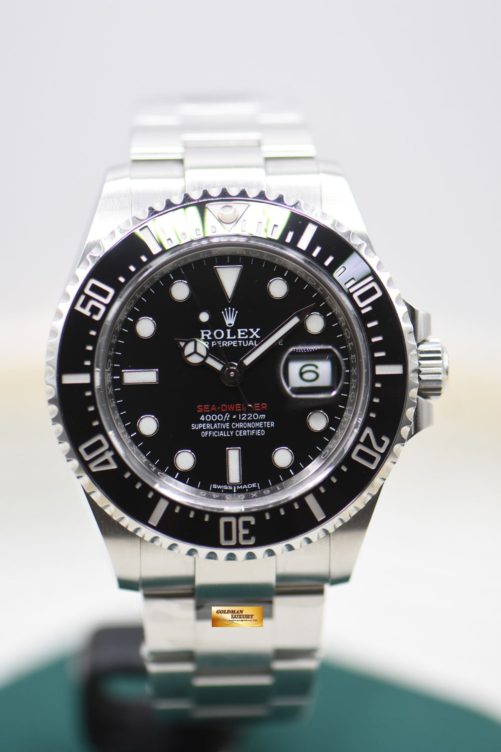 ROLEX OYSTER PERPETUAL RED SEA-DWELLER 43mm MARK I DIAL STEEL IN BRACELET 126600 (MINT)