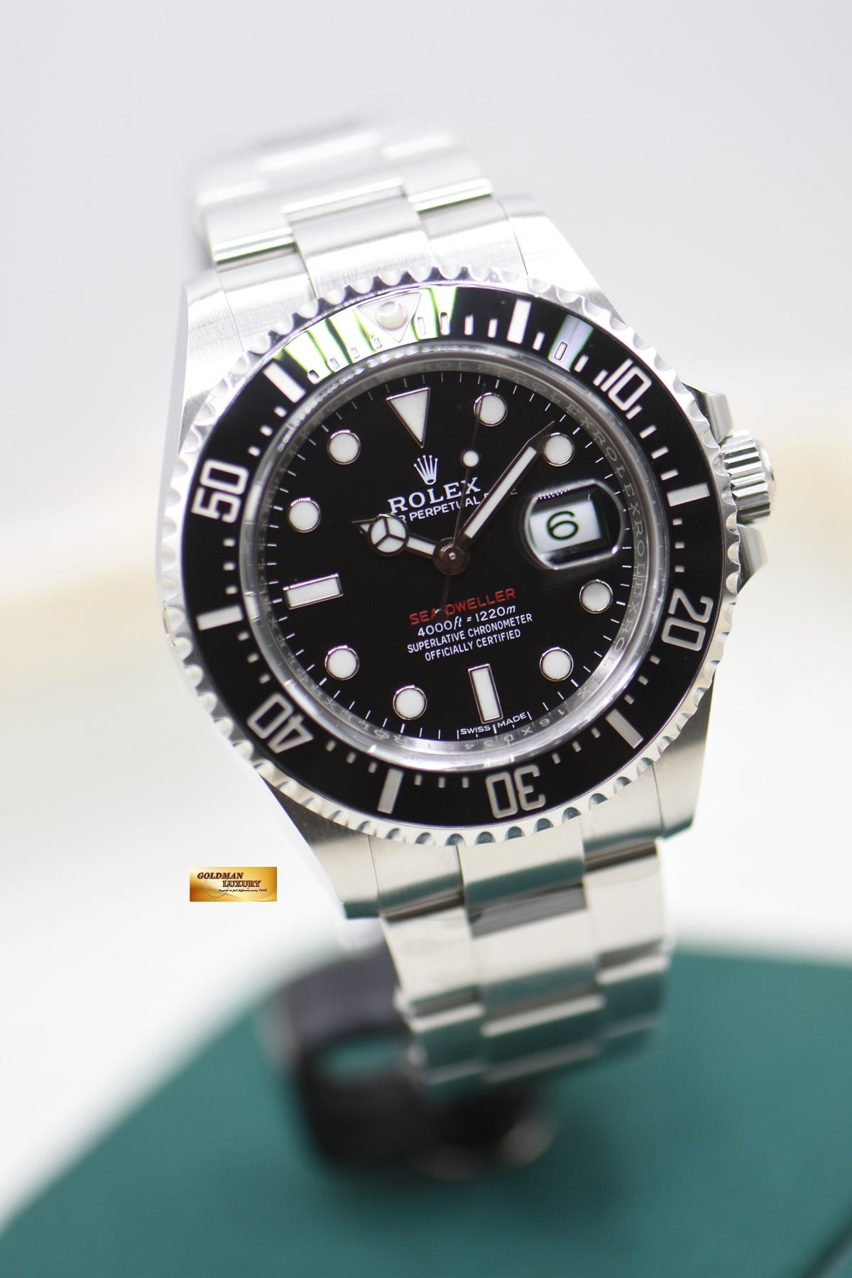 ROLEX OYSTER PERPETUAL RED SEA-DWELLER 43mm MARK I DIAL STEEL IN BRACELET 126600 (MINT)