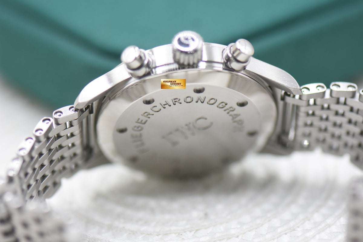 IWC FLIEGERCHRONOGRAPH 36mm STEEL IN MESH BRACELET MECA-QUARTZ IW3741 (MINT)