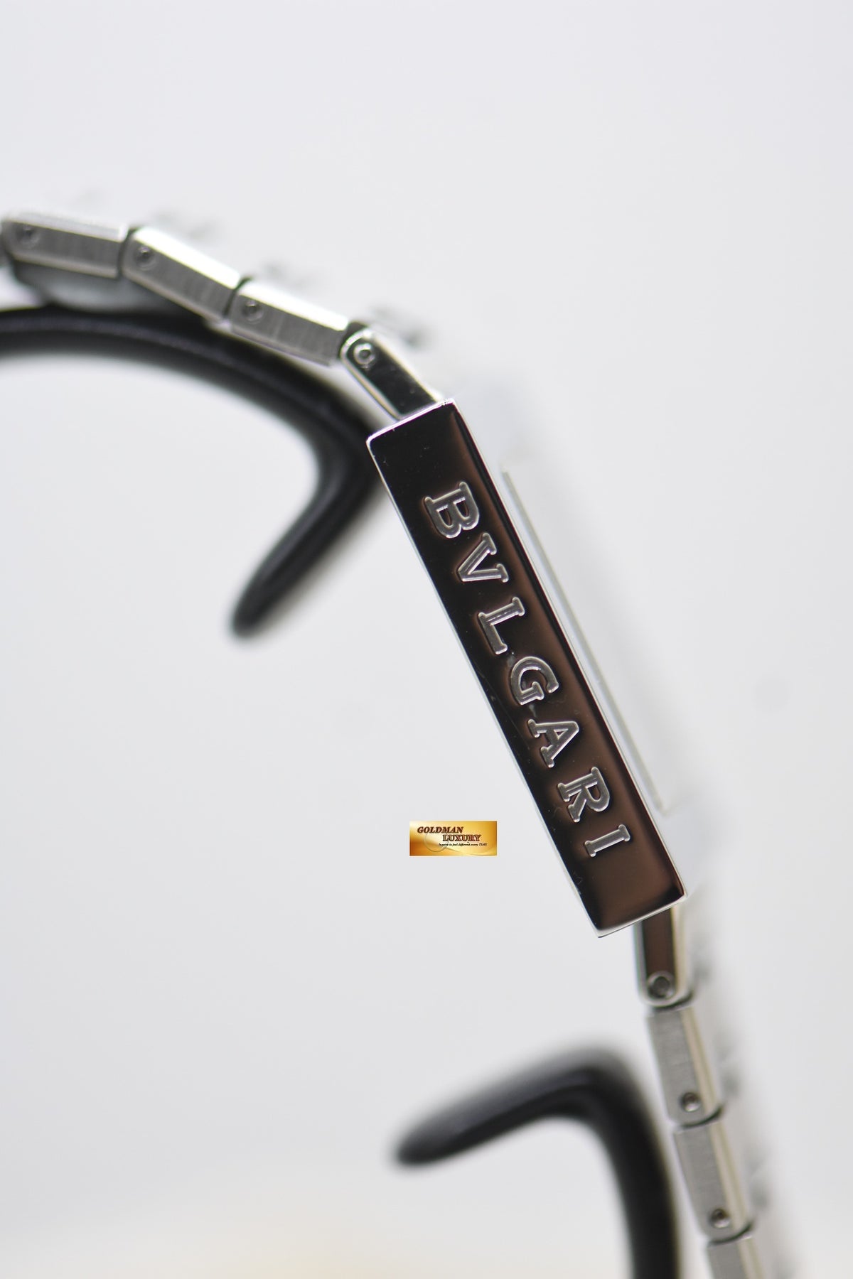 BVLGARI QUADRATO SQUARE STEEL BRACELET QUARTZ SQ22SS (MINT)