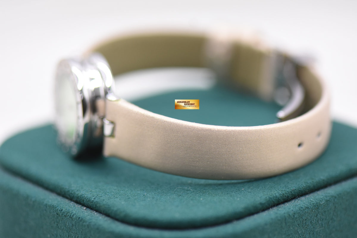 BVLGARI B-ZERO 1 LADIES STEEL LEATHER QUARTZ BZ22SS (MINT)