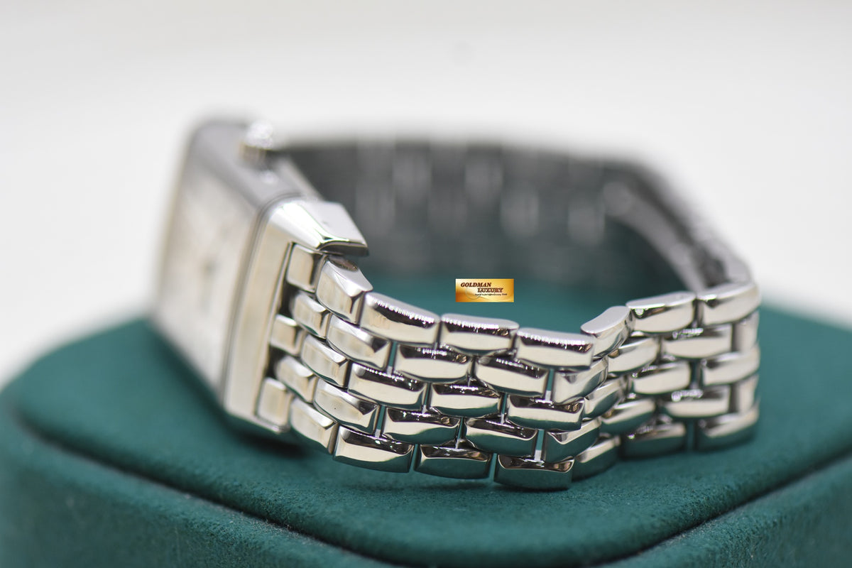 JLC REVERSO DUETTO LADIES STEEL IN BRACELET MANUAL Q2568102 (MINT)