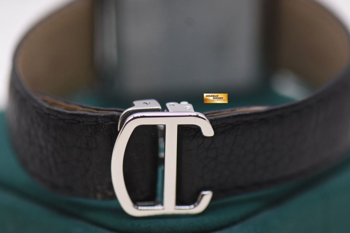 CARTIER TANK SOLO XL STEEL IN LEATHER AUTOMATIC WSTA0029 (MINT)
