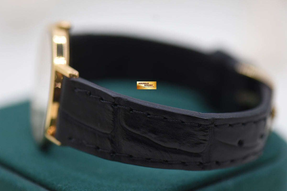 ROLEX CELLINI CLASSIC 32mm YELLOW GOLD IN LEATHER STRAP MANUAL WINDING 5112 (MINT)