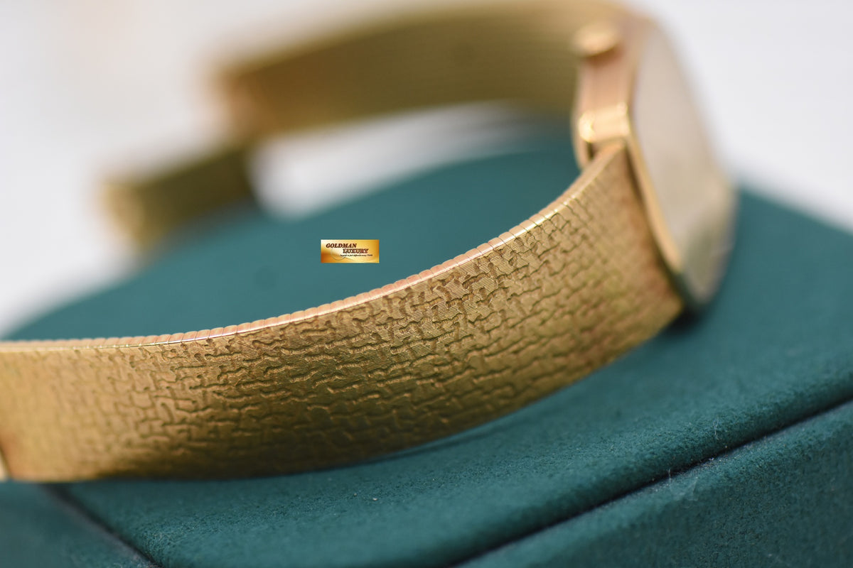 ROLEX CELLINI ELLIPSE LADIES YELLOW GOLD INTEGRATED BRACELET MANUAL WINDING 4308 (MINT)