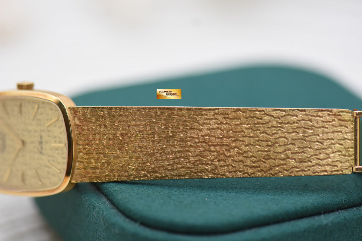ROLEX CELLINI ELLIPSE LADIES YELLOW GOLD INTEGRATED BRACELET MANUAL WINDING 4308 (MINT)