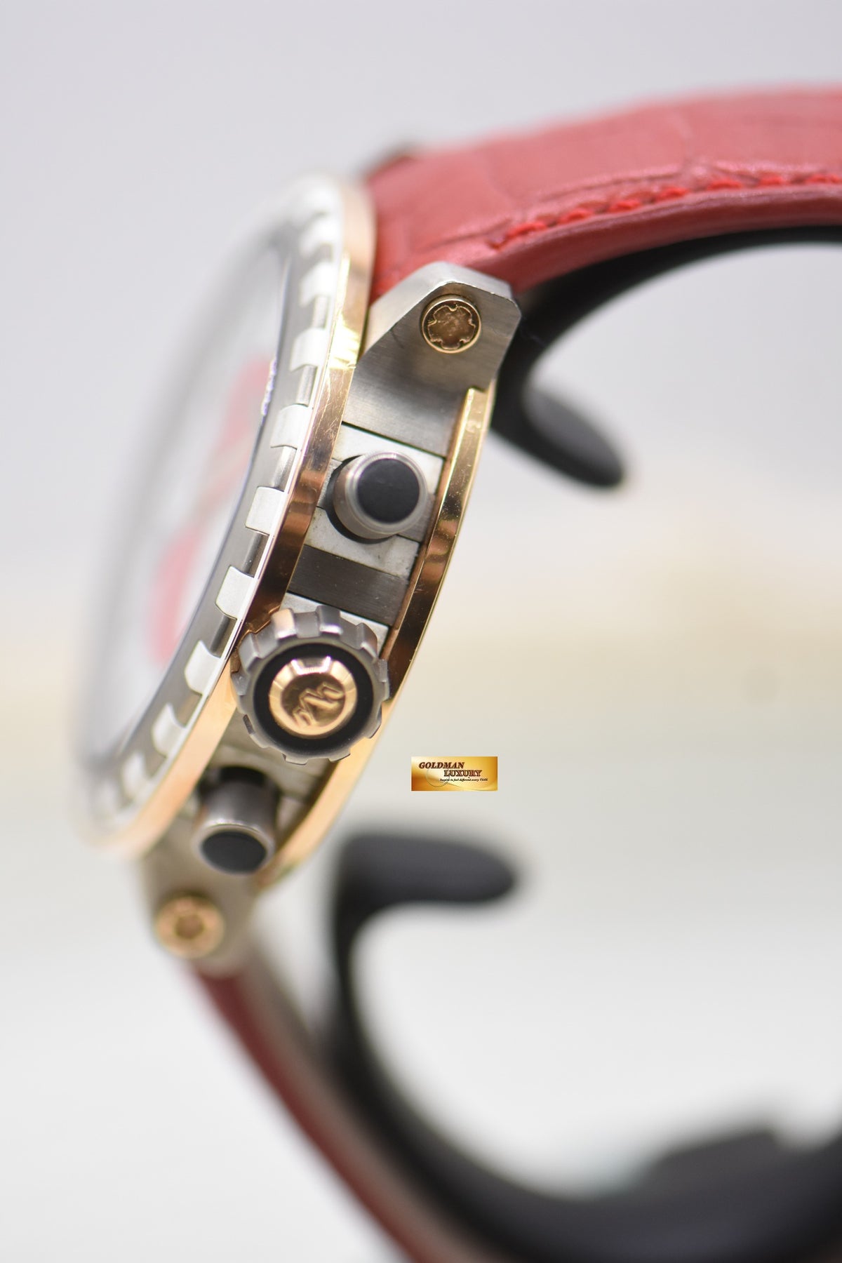 DEWITT ACADEMIA CHRONOGRAPHE SEQUENTIEL 44mm HALF-GOLD AUTOMATIC AC.6005.28B.M500 (MINT)
