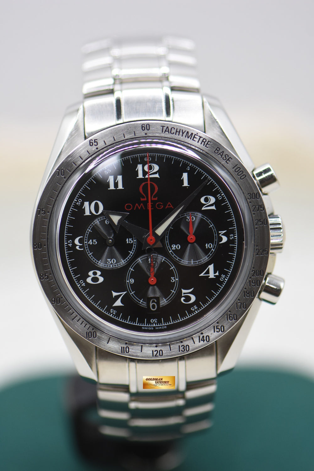 OMEGA SPEEDMASTER BROAD ARROW OLYMPIC TIMELESS COLLECTION STEEL AUTOMATIC 3557.50.00 (MINT)