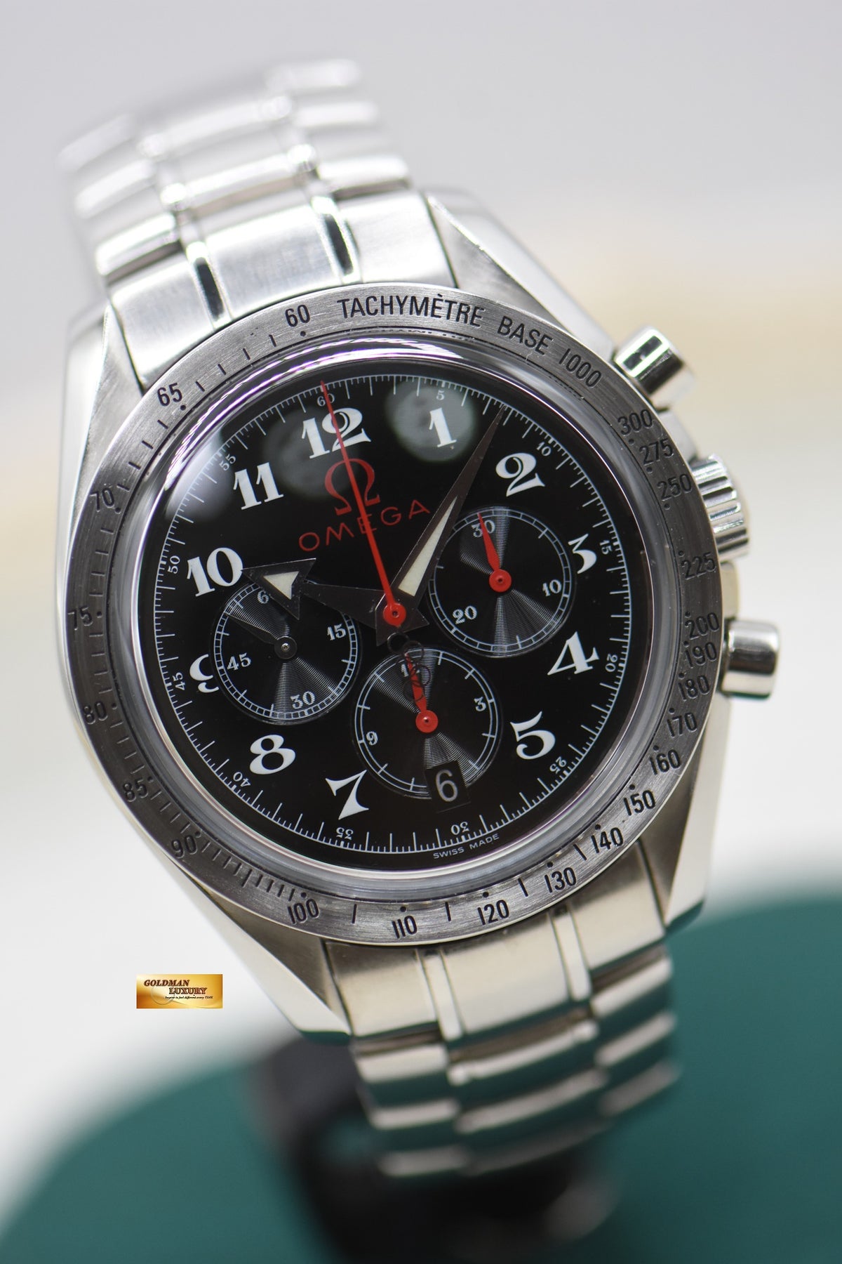 OMEGA SPEEDMASTER BROAD ARROW OLYMPIC TIMELESS COLLECTION STEEL AUTOMATIC 3557.50.00 (MINT)
