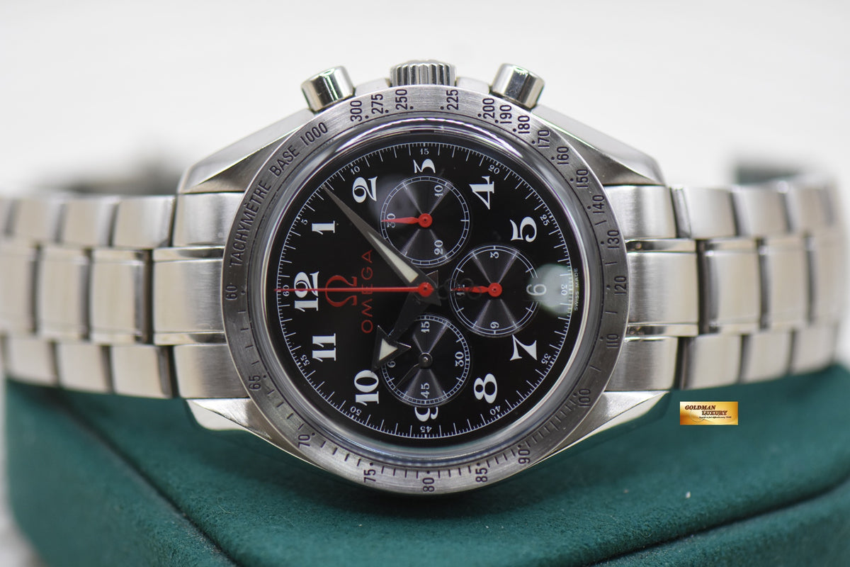 OMEGA SPEEDMASTER BROAD ARROW OLYMPIC TIMELESS COLLECTION STEEL AUTOMATIC 3557.50.00 (MINT)