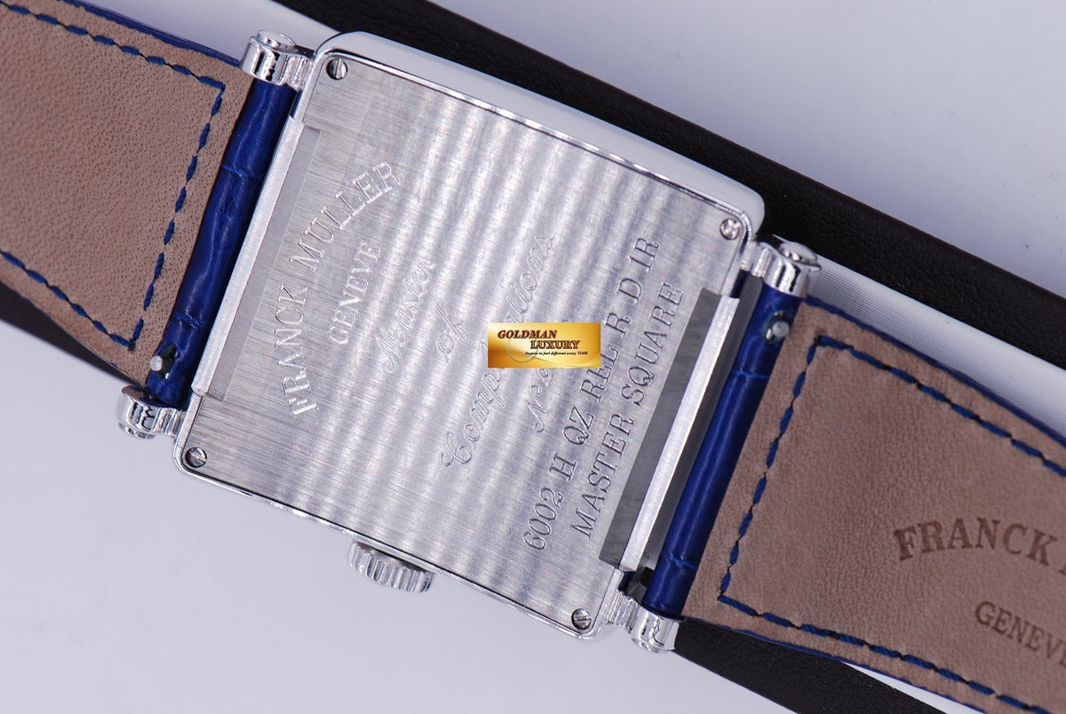 [SOLD] FRANCK MULLER MASTER SQUARE 6002H DIAMOND QUARTZ RELIEF (NEW-UNWORN)