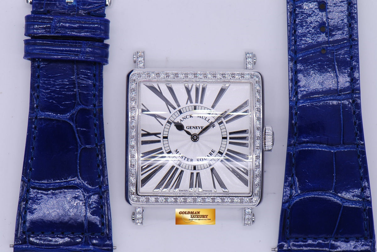 [SOLD] FRANCK MULLER MASTER SQUARE 6002H DIAMOND QUARTZ RELIEF (NEW-UNWORN)